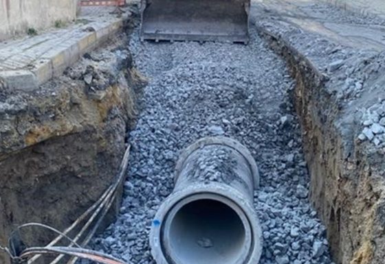 Atıksu Ve Yağmur Suyu Kanalı İnşaatı